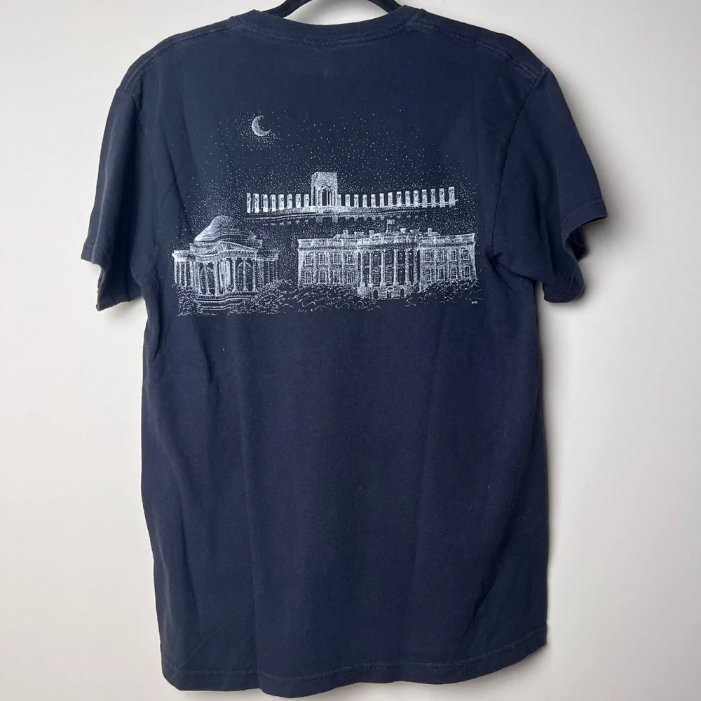 Delta Black Washington DC White House Graphic Short Sleeve T-Shirt Medium - Picture 6 of 7